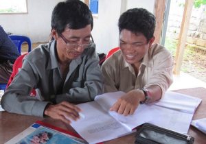 Working together in Myanmar.