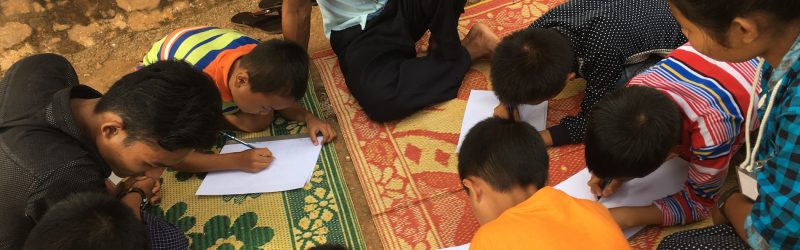Working with children in Myanmar